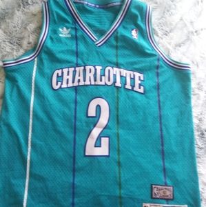 Throwback Charlotte Hornets Jersey Larry Johnson